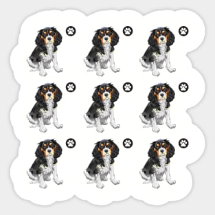 Cavalier King Charles Spaniel dog Sticker